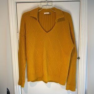 Maude Vivante Gold Nicole Pullover Sweater Sz M
